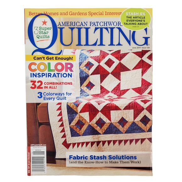 Quilting Magazines Lot of 6. Dates 2010-2015 "American Patchwork & Quilting" - Picture 6 of 8